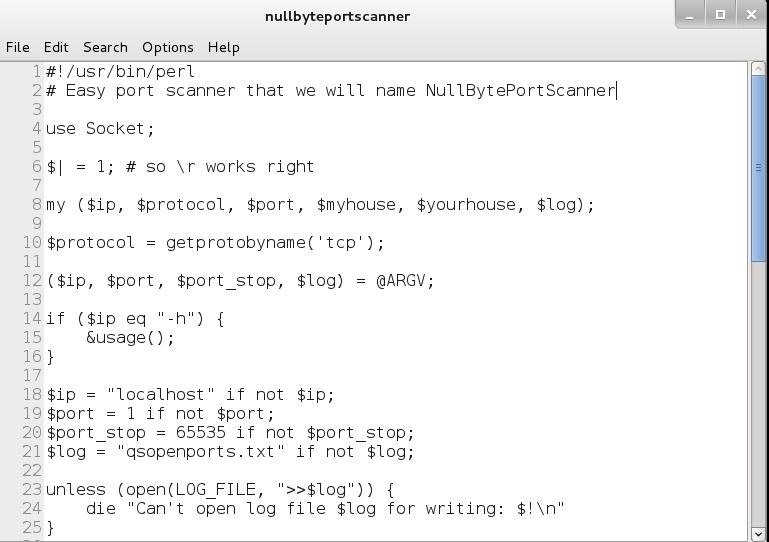Hack Like a Pro: Perl Scripting for the Aspiring Hacker, Part 2 (Building a Port Scanner)