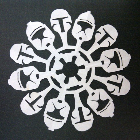 HowTo: Make Your Own Star Wars Snowflakes