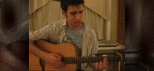 Play "Say It Ain't So" by Weezer on acoustic guitar