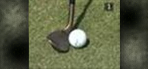 To get backspin on your golf shot