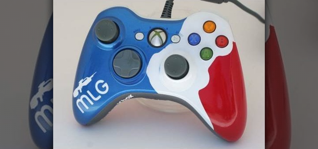 how to custom paint your xbox 360 controller
