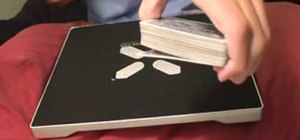 Perform the magic hand card trick