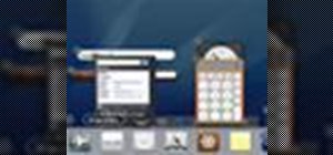 Manage widgets on the Dashboard in Mac OS X