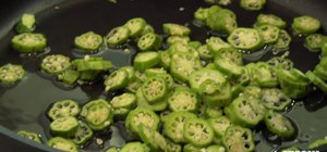 Keep okra from getting slimy