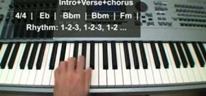 Play "Clocks" by Coldplay on the piano or keyboard