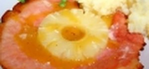 Prepare grilled gammon steaks with pineapple