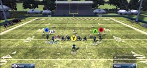 Use a Singleback Tight Slots formation with an HB Dive play in Madden NFL 12