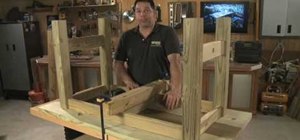 Build a very basic picnic table
