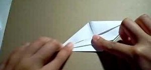 Origami a flapping crane out of paper