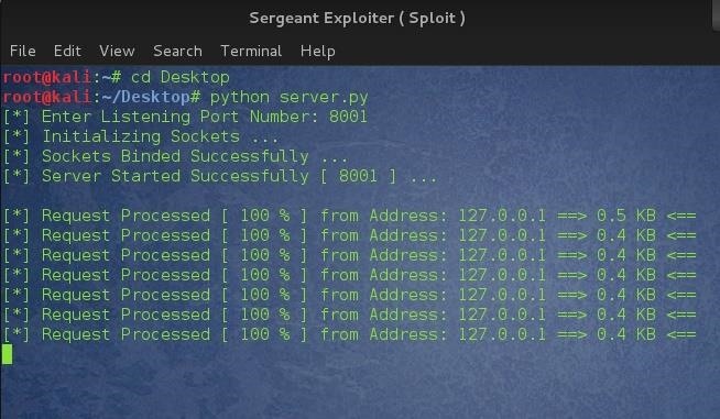 SPLOIT: How to Make a Proxy Server in Python « Byte :: WonderHowTo