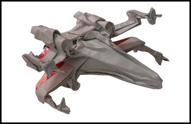 How to Fold an Origami Naboo Starfighter & Other Star Wars Starships