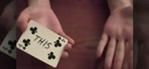Perform the this 'n' that card trick