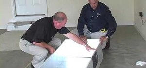 Make an insulated attic stairway box