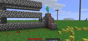 Launch people with a a TNT powered cannon in Minecraft