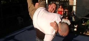 Do a bodyslam in pro wrestling