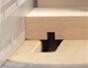 Create a knock-down bookshelf with mortise and tenon