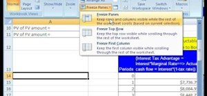 Use rounding functions & paste special values in Excel