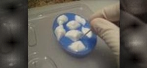 Make sea shell embed soaps