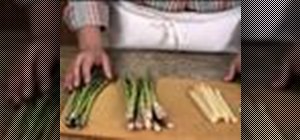 Correctly cook asparagus