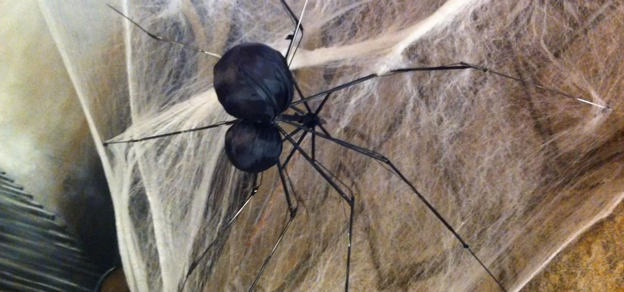 How to Turn an Old Umbrella into a Man-Eating Spider