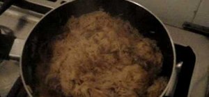 MAke Pakistani style chicken pulao or pilaf