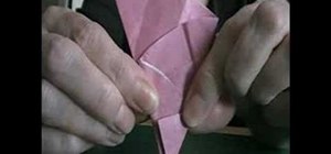 Fold a circular teabag paper