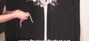 Craft a sparkling crystal tree wedding table centerpiece
