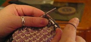Knit into the stitch below
