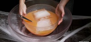 Make a dry ice punch for Halloween