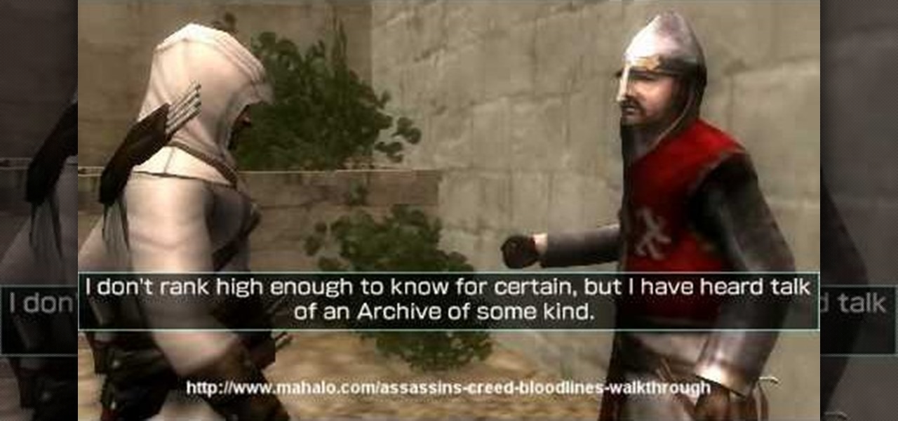 psp assassins creed bloodlines gameplay