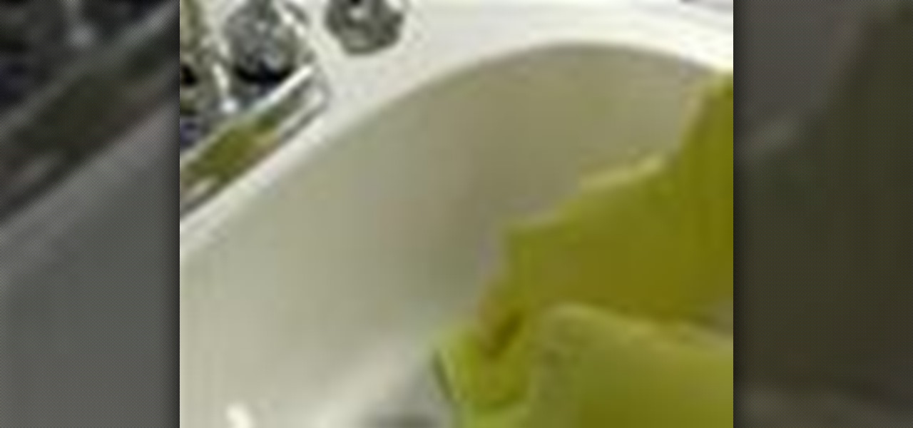 How To Clean Your Bathroom Sink Housekeeping Wonderhowto