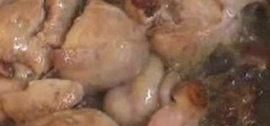 Cook spicy sheeps testicles