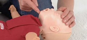 Perform CPR on a baby (British Red Cross)