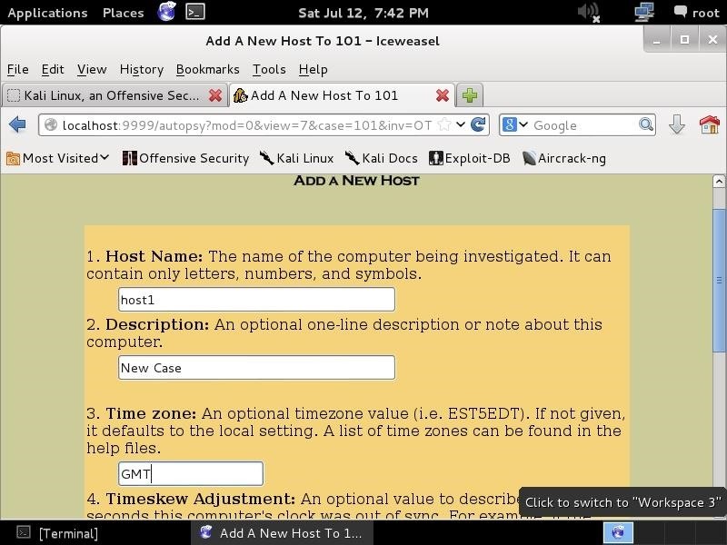 Hack Like a Pro: Digital Forensics Using Kali, Part 3 (Creating Cases in Autopsy & Sleuth Kit)