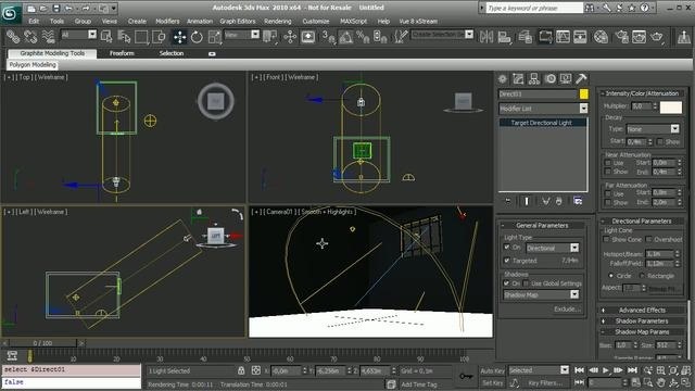 Create & manipulate volumetric lights in 3ds Max 2010
