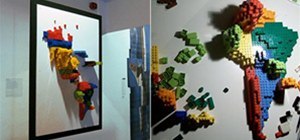 Infographics built of LEGO