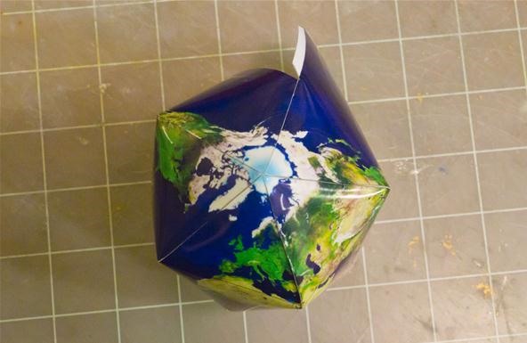 How to Make Icosahedral Planet Ornaments