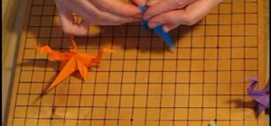 Make an origami dragon
