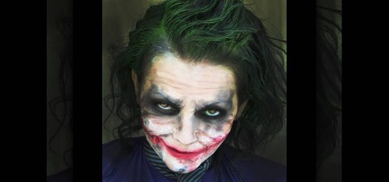 heath ledger joker makeup process