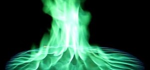 Make green fire from household materials