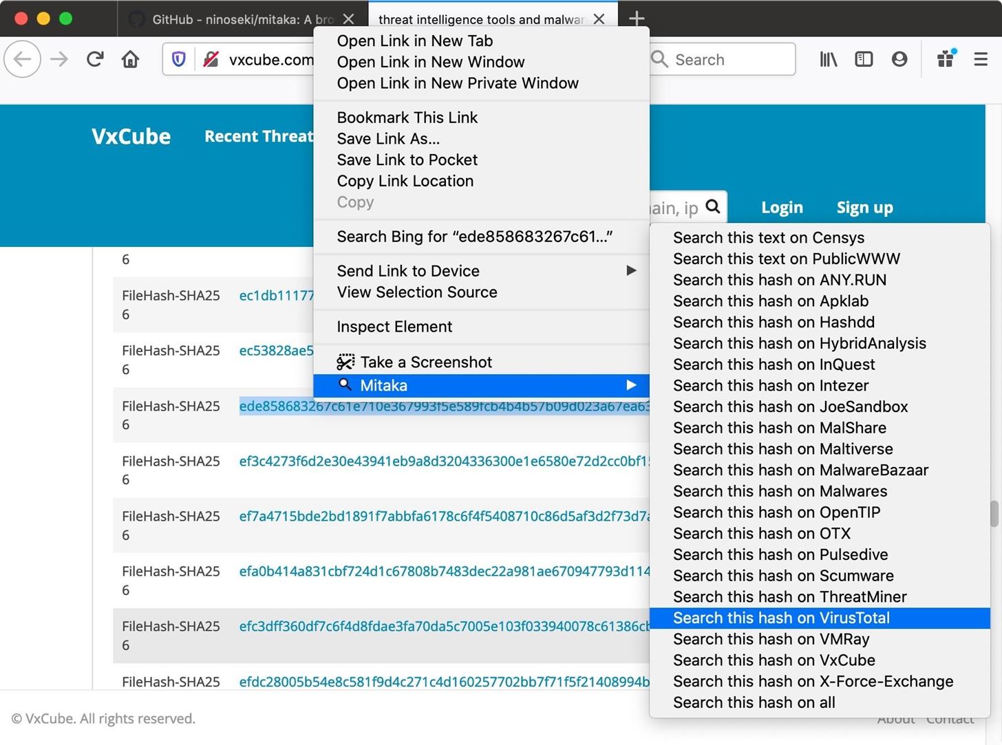 Use Mitaka to Perform In-Browser OSINT to Identify Malware, Sketchy Sites, Shady Emails & More