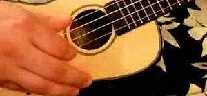 Strum in 3/4 time on ukulele
