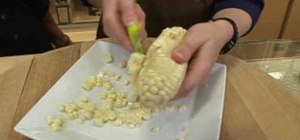 Use a corn zipper