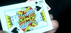 Perform the three-card monte throw
