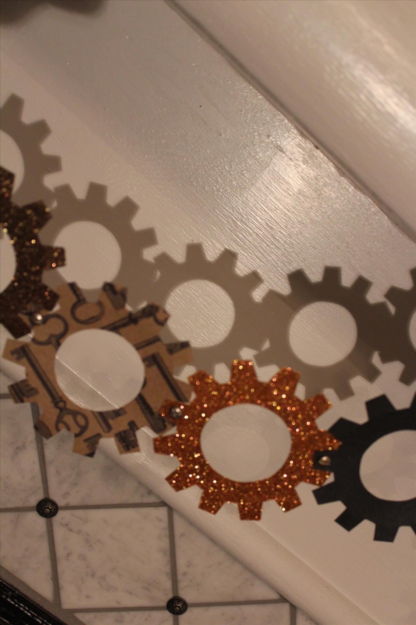 Steampunk Your Halloween Decorations with These DIY Interlocking Paper Gears