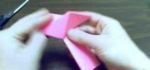 Make a cube out of triangular paper strips