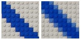 Anti-Aliasing LEGO Images