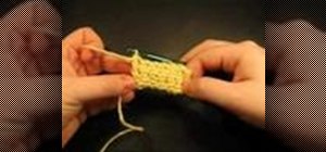 Crochet the linked treble stitch