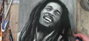 Create a Drybrush Painting of Bob Marley